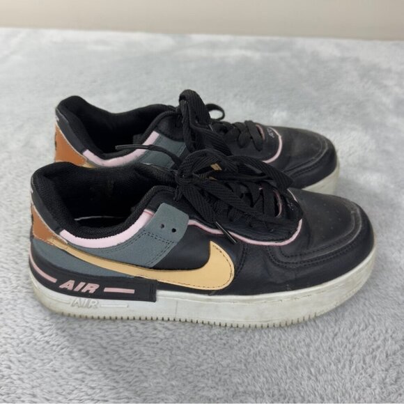 Nike Air Force 1 Shadow Black Light Arctic Pink Women’s Size 6.5 US - Picture 5 of 14